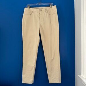 Lululemon ABC Classic Pants Men 32 (32x30) Tall Beige Stretch Warpstreme LM5AN2S